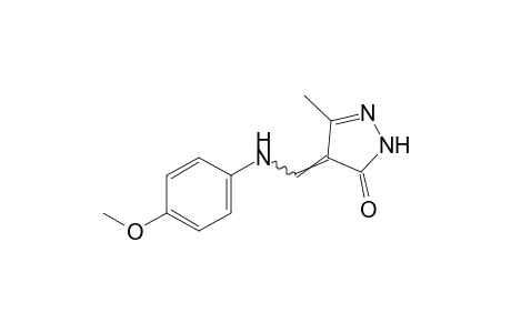 4-[(p-anisidino)methylene]-3-methyl-2-pyrazolin-5-one