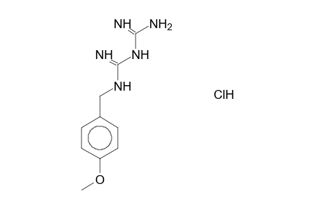 1-(diaminomethylidene)-2-[(4-methoxyphenyl)methyl]guanidine hydrochloride