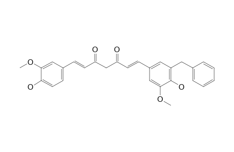 1,7-bis(5'-Benzyl-4'-hydroxy-3'-methoxyphenyl)-1,6-heptadiene-3,5-dione