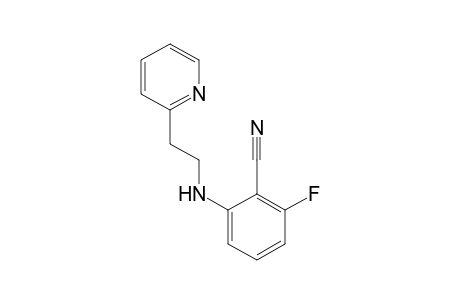 6-fluoro-N-[2-(2-pyridyl)ethyl]anthranilonitrile