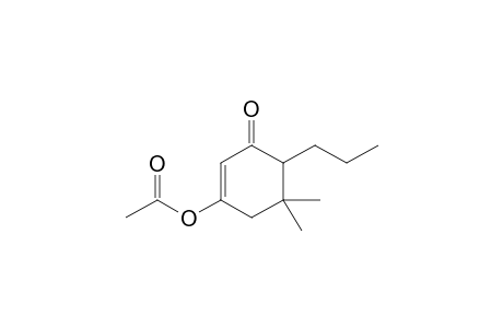 1-Acetoxy-4-propyl-5,5-dimethylcyclohexen-3-one