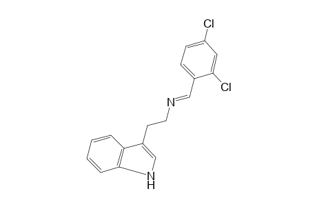 3-{2-[(2,4-dichlorobenzylidene)amino]ethyl}indole