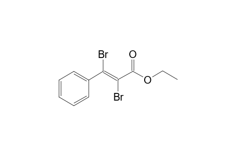 (E)-2,3-dibromo-3-phenyl-2-propenoic acid ethyl ester