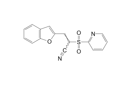 alpha-[(2-pyridyl)sulfonyl]-2-benzofuranacrylonitrile