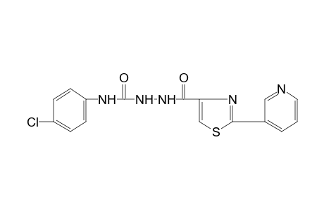 4-(p-chlorophenyl)-1-{[2-(3-pyridyl)-4-thiazolyl]carbonyl}semicarbazide