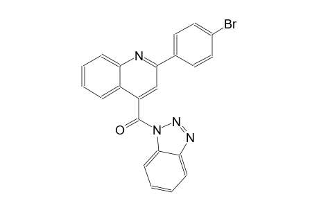 4-(1H-1,2,3-benzotriazol-1-ylcarbonyl)-2-(4-bromophenyl)quinoline