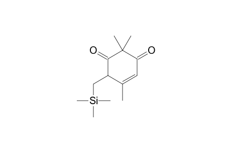 2,2,5-TRIMETHYL-6-TRIMETHYLSILANYLMETHYLENECYCLOHEX-4-ENE-1,3-DIONE