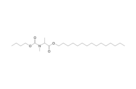 Alanine, N-methyl-N-butoxycarbonyl-, pentadecyl ester