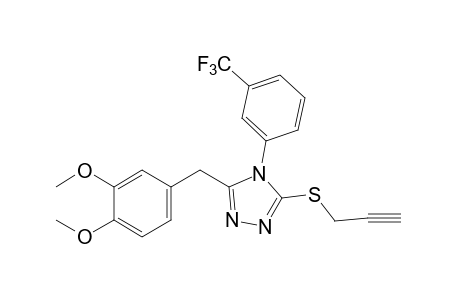 3-[(2-propyl)thio]-4-(alpha,alpha,alpha-trifluoro-m-tolyl)-5-veratryl-4H-1,2,4-triazole