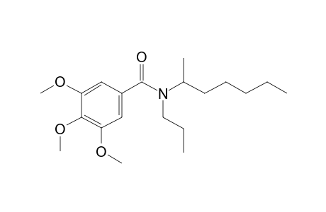 Benzamide, 3,4,5-trimethoxy-N-propyl-N-(hept-2-yl)-