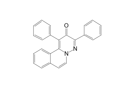 2,4-Diphenyl-pyridazino(3,2-a)isoquinoline-3-one