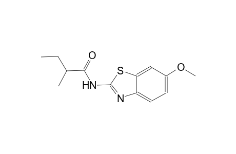 N-(6-methoxy-1,3-benzothiazol-2-yl)-2-methylbutanamide