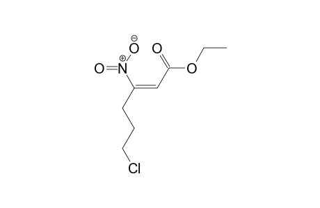 Ethyl (Z)-6-chloro-3-nitrohex-2-enoate