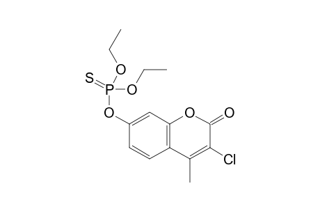 3-chloro-7-hydroxy-4-methylcoumarin, O-ester with O,O-diethylphosphorothioate