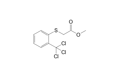 Methyl (trichloromethylphenylsulfanyl)acetate