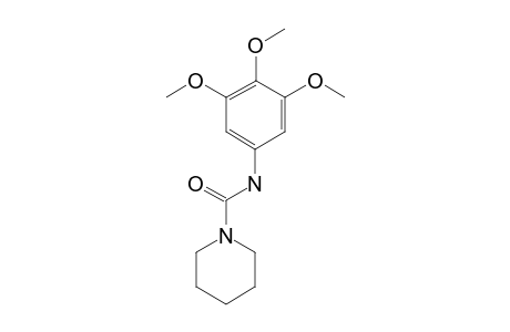 3',4',5'-trimethoxy-1-piperidinecarboxanilide