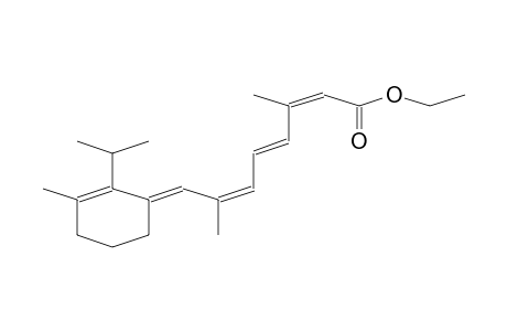 2,4,6-OCTATRIENOIC ACID, 3,7-DIMETHYL-8-[3-METHYL-2-(1-METHYLETHYL)-2-CYCLOHEXEN-1-YLIDENE]- ETHYL ESTER,