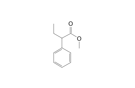 Benzeneacetic acid, .alpha.-ethyl-, methyl ester