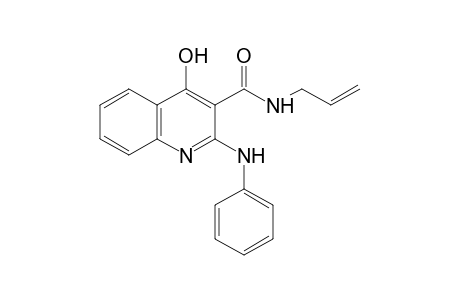 N-allyl-2-anilino-4-hydroxy-3-quinolinecarboxamide