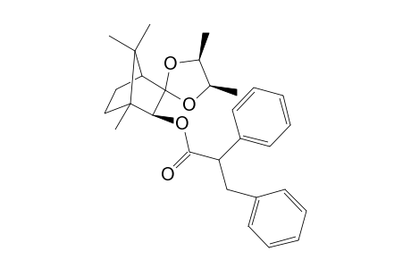 3,3-[(exo)-Butanedioxy]-2-(exo)-bornyl 2,3-diphenylpropanoate