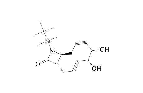 11-(t-Butyldimethylsilyl)-5,6-dihydroxy-11-azabicyclo[8.2.0]dodeca-3,7-diyn-12-one