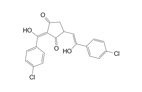 2-(1-p-chlorophenyl-1-hydroxymethylene)-4-(2-p-chlorophenyl-2-hydroxyethenyl)cyclopentane-1,3-dione