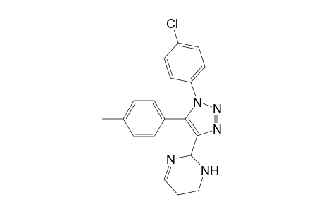 1-(p-Chlorophenyl)-4-(2-tetrhydropyrimidinyl)-5-(p-methylphenyl)-1,2,3-triazole