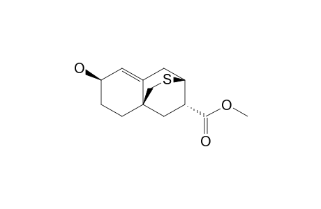 METHYL-(3R*,6R*,8AR*,10S*)-3,4,7,8-TETRAHYDRO-6-HYDROXY-6H-3,8A-ETHANO-1H-2-BENZOTHIOPYRAN-10-CARBOXYLATE