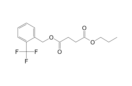 Succinic acid, propyl 2-(trifluoromethyl)benzyl ester