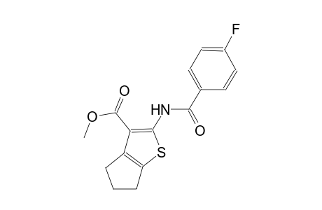 methyl 2-[(4-fluorobenzoyl)amino]-5,6-dihydro-4H-cyclopenta[b]thiophene-3-carboxylate