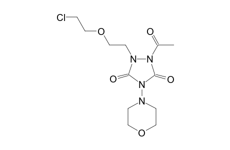 1-(3'-Oxa-5'-chloropentyl)-2-acetyl-4-morpholino-1,2,4-triazolin-3,5-dione