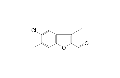 5-chloro-3,6-dimethyl-2-benzofurancarboxaldehyde