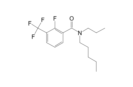 Benzamide, 2-fluoro-3-trifluoromethyl-N-pentyl-N-propyl-