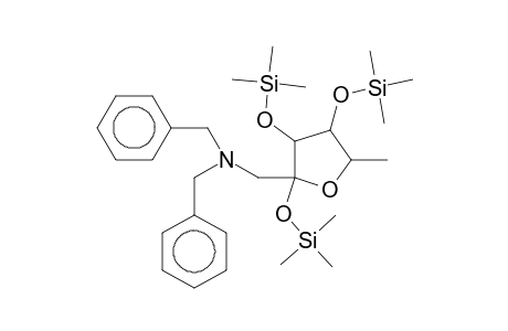 D-FRUCTOFURANOSE, 1-[BIS(PHENYLMETHYL)AMINO]-1,6-DIDEOXY-2,3,4-TRIS-O-(TRIMETHYLSILYL)-