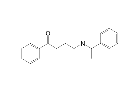 1-Phenyl-4-(1-phenylethylamino)butan-1-one