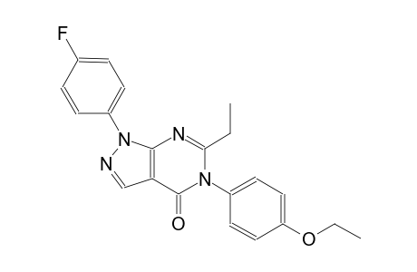 4H-pyrazolo[3,4-d]pyrimidin-4-one, 5-(4-ethoxyphenyl)-6-ethyl-1-(4-fluorophenyl)-1,5-dihydro-