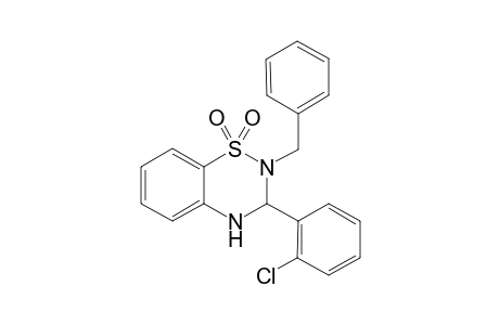 2-Benzyl-3-(2-chlorophenyl)-3,4-dihydro-2H-1,2,4-benzothiadiazine-1,1-dione