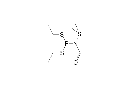 S,S-DIETHYL-N-TRIMETHYLSILYL-N-ACETYLAMIDODITHIOPHOSPHITE