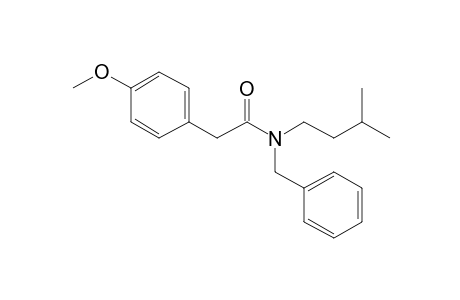 Acetamide, 2-(4-methoxyphenyl)-N-benzyl-N-(3-methylbutyl)-