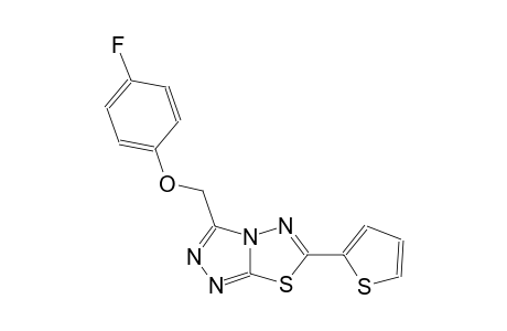 3-[(4-fluorophenoxy)methyl]-6-(2-thienyl)[1,2,4]triazolo[3,4-b][1,3,4]thiadiazole