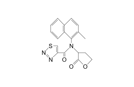 1,2,3-Thiadiazole-4-carboxamide, N-(2-methyl-1-naphthalenyl)-N-(tetrahydro-2-oxo-3-furanyl)-