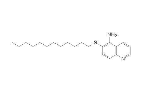 6-(dodecylsulfanyl)-5-quinolinamine