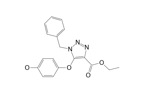 1-Benzyl-5-(4-hydroxyphenoxy)triazole-4-carboxylic acid ethyl ester