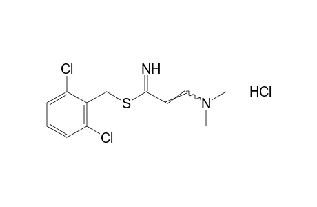 3-(dimethylamino)thioacrylimidic acid, 2,6-dichlorobenzyl ester, monohydrochloride