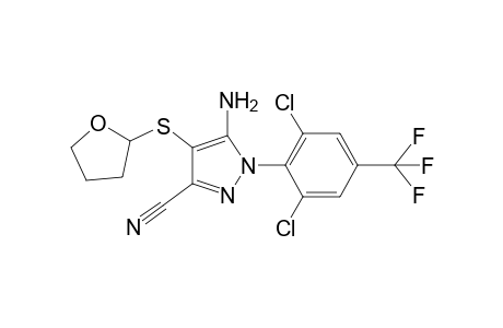 5-Amino-1-(2,6-dichloro-4-(trifluoromethyl)phenyl)-4-(tetrahydrofuran-2-ylthio)-1H-pyrazole-3-carbonitrile