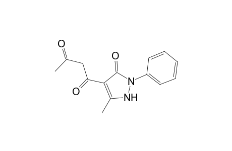 1-(5-Keto-3-methyl-1-phenyl-3-pyrazolin-4-yl)butane-1,3-dione