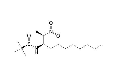 (2R,3R,RS)-N-(tert-Butylsulfinyl)-2-nitroundecan-3-amine