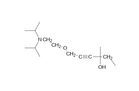 6-[2-(Diisopropylamino)ethoxy]-3-methyl-4-hexyn-3-ol