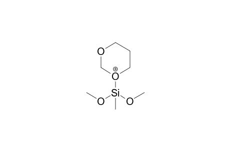 1-(Dimethoxymethylsilyl)-1,3-dioxanenium