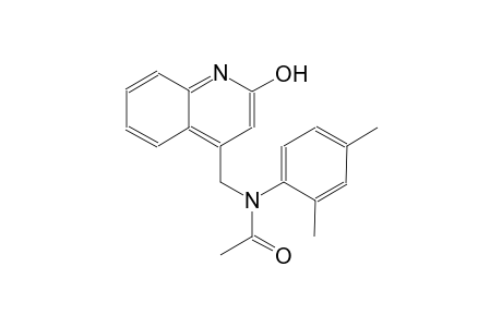 N-(2,4-dimethylphenyl)-N-[(2-hydroxy-4-quinolinyl)methyl]acetamide